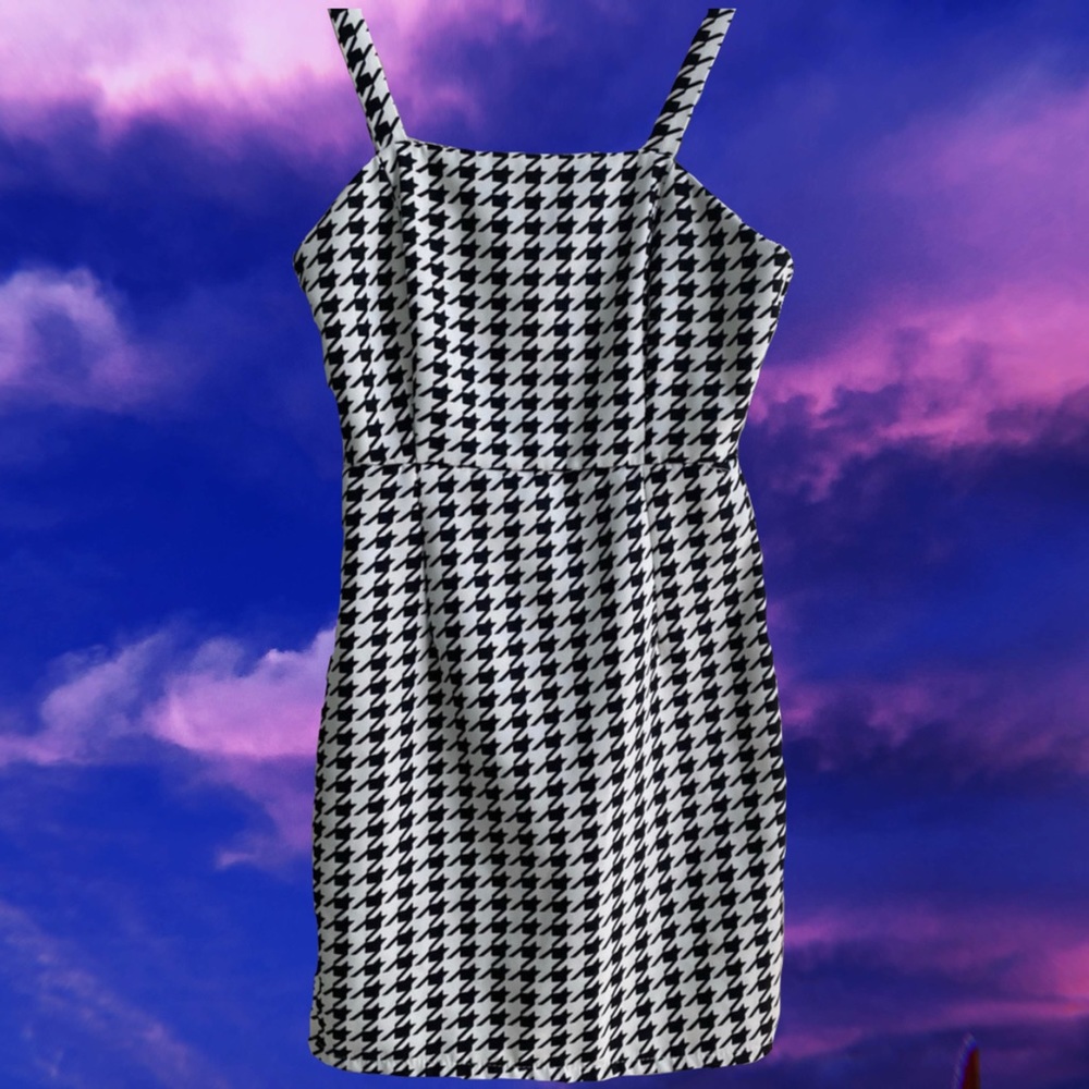 SHEIN Houndstooth Dress (NWOT)
